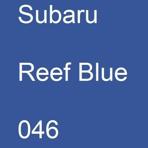 Subaru, Reef Blue, 046.